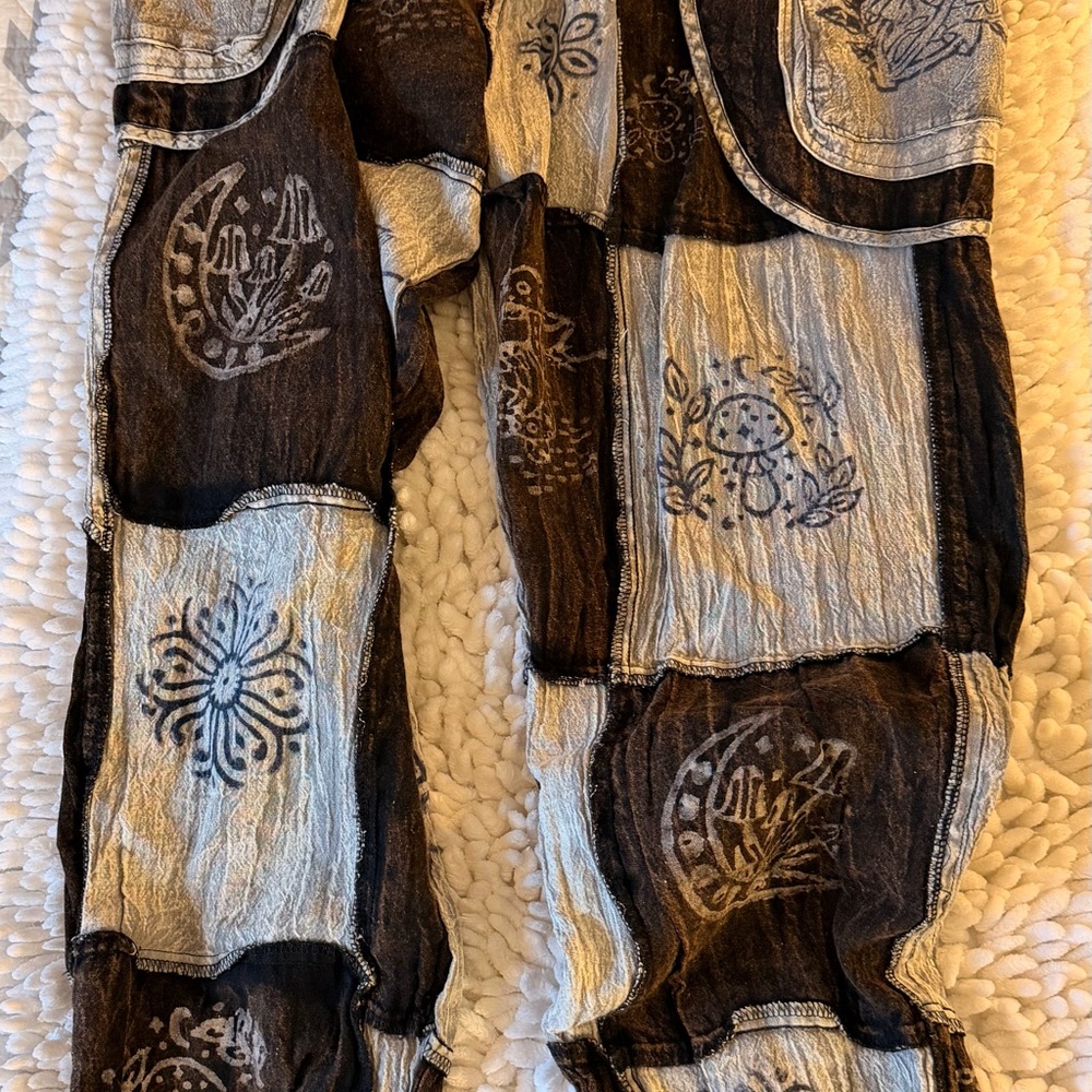 Source Unknown Artistic Black And Gray Joggers - image 3